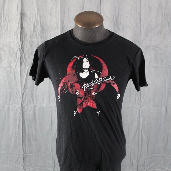 Local Wrestling Shirt - Rhea Von Slasher VIPW - Men's Small - Picture 3 of 7